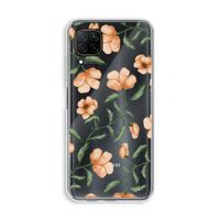 Peachy flowers: Huawei P40 Lite Transparant Hoesje