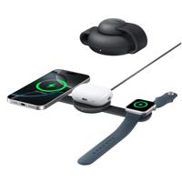 Anker MagGo Wireless Charging Station (3-in-1, Foldable Pad) Oplader Zwart