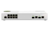 QNAP QSW-M2108R-2C netwerk-switch Managed L2 Gigabit Ethernet (10/100/1000) Power over Ethernet (PoE) Wit - thumbnail