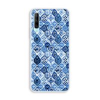 Blauw motief: Huawei P Smart Pro Transparant Hoesje