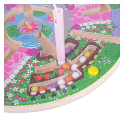 Bigjigs magnetische doolhof spel bloementuin