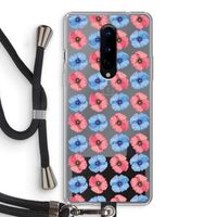 Klaproosjes: OnePlus 8 Transparant Hoesje met koord