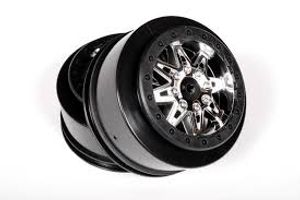 2.2 3.0 Raceline Renegade Wheels - 41mm (Chrome/Black) (2pcs) (AX08103)