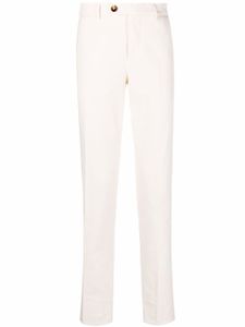 Brunello Cucinelli pantalon droit en coton - Blanc