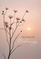 Wenskaart hallmark condoleance bloemen 6 stuks