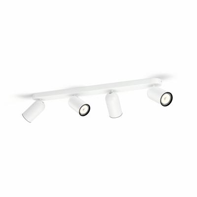 Philips SpotlampPongee 4-lichts wit - 5058431PN