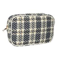 Traveller Toilettas box tweed ruit 26x16cm