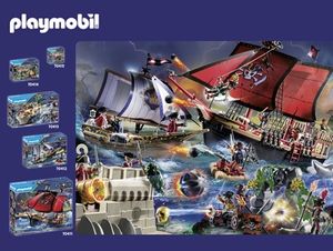 PLAYMOBIL Adventskalender - Schattenjacht in de Piraten-inham constructiespeelgoed 70322