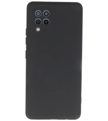 Lunso - Softcase hoes - Samsung Galaxy A42 - Zwart