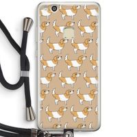 Doggy: Huawei Ascend P10 Lite Transparant Hoesje met koord