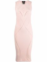 Wolford robe Ajouré Net mi-longue - Rose