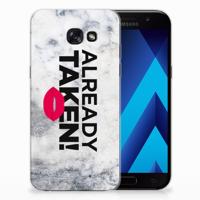 Samsung Galaxy A5 2017 | Siliconen hoesje | met naam Already Taken White