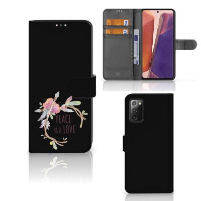 Samsung Galaxy Note 20 Leuk Hoesje Boho Text Samsung Galaxy Note 20 Leuk Hoesje Boho Text