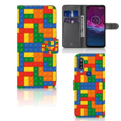 Motorola One Action | Telefoon Hoesje | Blokken