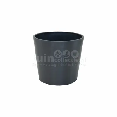 Bloempot Ecostone Zwart Ø13cm