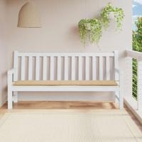 VidaXL Tuinbankkussen 200x50x4 cm oxford stof beige