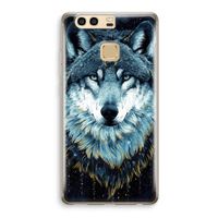 Darkness Wolf: Huawei P9 Transparant Hoesje