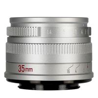 7artisans 35mm F/1.4 Canon EOS-R mount zilver