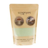Kaarsenzand 500 Gram Groen Incl. 30 Losse Lontjes - Scentchips