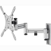 Goobay tv wall mount caravan fullmotion (m), 13 to 43 inch wandmontage (zilver)