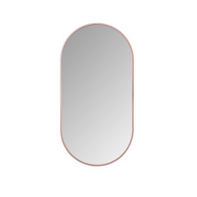 LED-Spiegel Ovaal BWS Colorato Met Verwarming 100x50 cm Geborsteld Koper