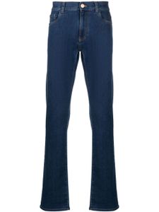 Canali jean slim à patch logo - Bleu