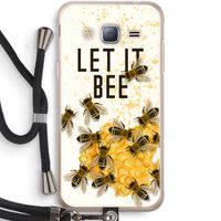 Let it bee: Samsung Galaxy J3 (2016) Transparant Hoesje met koord