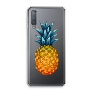 Grote ananas: Samsung Galaxy A7 (2018) Transparant Hoesje