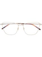 Saint Laurent Eyewear lunettes de soleil SL551 à monture papillon - Or