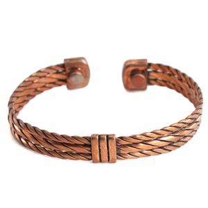 Koperen Magneet Armband "Weaver"