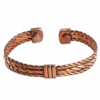 Koperen Magneet Armband "Weaver" - thumbnail