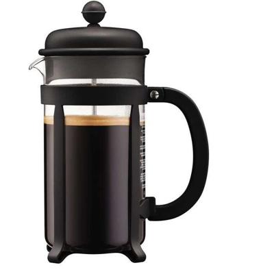 French press koffiezetapparaat - BODUM - 1908-01 - Zwart - Borosilicaatglas - Roestvrij staal