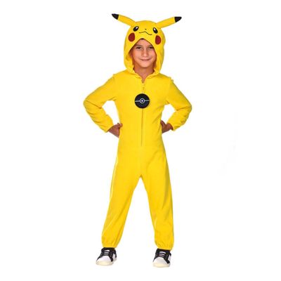 Pokémon Kinderkostuum pokemon pikachu onesie, 4-6 jaar