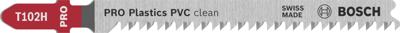 Bosch Accessoires Decoupeerzaagblad T 102 H Clean for PVC 5st - 2608667446
