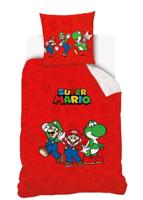Super Mario Dekbedovertrek 140 x 200 cm - 70x90cm