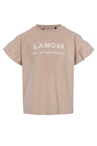 LOOXS Little Zomer t-shirt meisjes s/s - beige