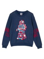 Billionaire Boys Club Kids pull en maille intarsia - Bleu - thumbnail