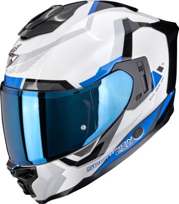 SCORPION EXO-1500 Air Arena, Integraalhelm, Wit-Blauw