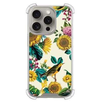 iPhone 15 Pro shockproof hoesje - Sunflowers iPhone 15 Pro shockproof hoesje - Sunflowers