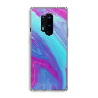 Zweverige regenboog: OnePlus 8 Pro Transparant Hoesje