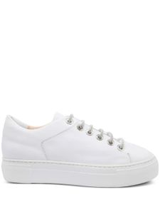 AGL baskets montantes Crystal Greca en cuir - Blanc