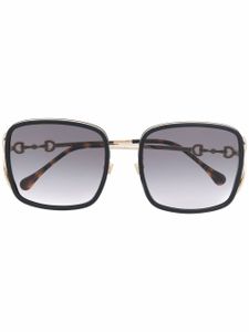 Gucci Eyewear lunettes de soleil à monture carrée - Noir