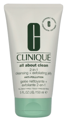 Clinique All About Clean 2-In-1 Cleansing +Exfoliating Jelly 150 ml Make-up verwijderaar en reiniger