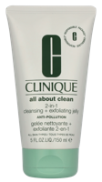 Clinique All About Clean 2-In-1 Cleansing +Exfoliating Jelly 150 ml Make-up verwijderaar en reiniger
