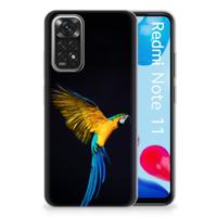 Xiaomi Redmi 10 | Redmi Note 11 4G | TPU Hoesje | Papegaai