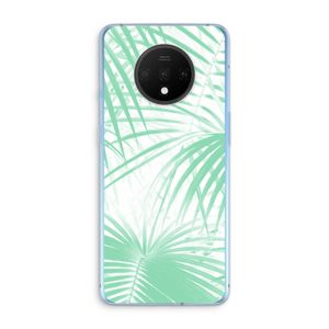 Palmbladeren: OnePlus 7T Transparant Hoesje