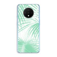 Palmbladeren: OnePlus 7T Transparant Hoesje