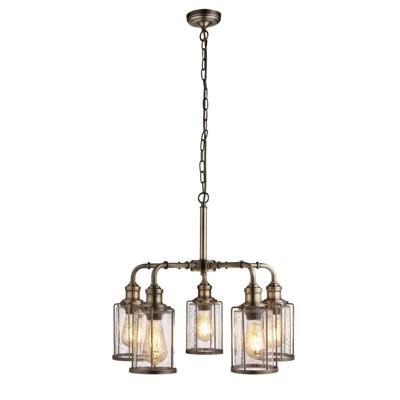 Searchlight 5-lichts hanglampPipes - 1265-5AB