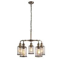 Searchlight 5-lichts hanglampPipes - 1265-5AB