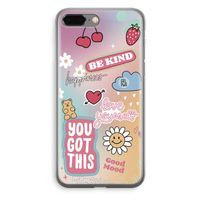 Positivity: iPhone 8 Plus Transparant Hoesje